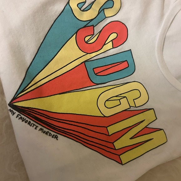 White Sleeveless Tank with SSDGM Graphic - Picture 6 of 6